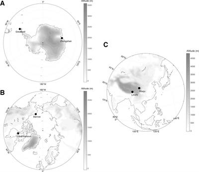 On the Differences in Precipitation Type Between the Arctic, Antarctica and Tibetan Plateau